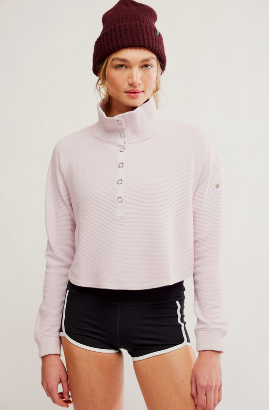 Free People Movement So Fly Henley in Rose Quartz