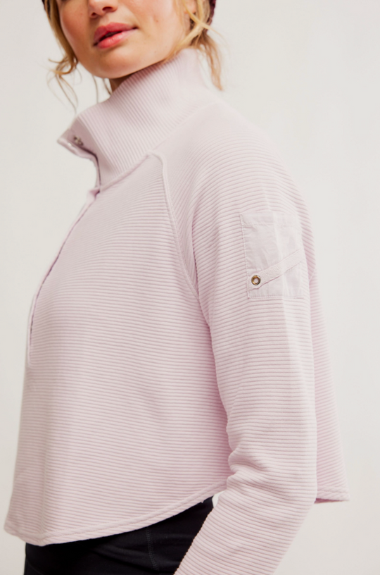 Free People Movement So Fly Henley in Rose Quartz