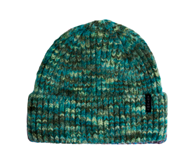 Autumn Marble Knit Beanie
