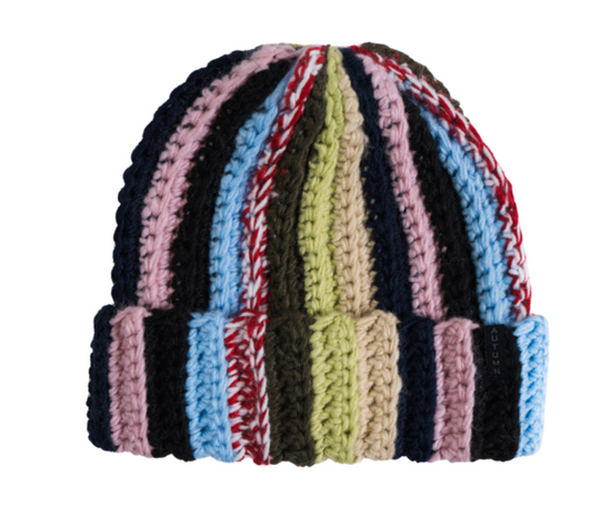 Autumn Patchwork Beanie