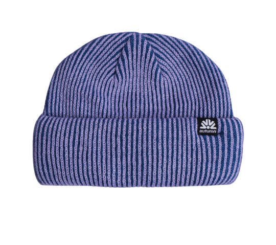 Autumn Cord Double Roll Beanie