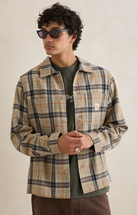 Rhythm Oscar Check Long Sleeve Shirt
