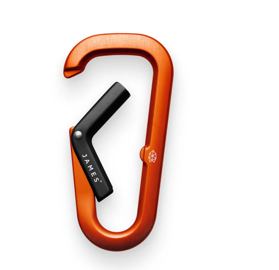 James Brand Hardin Tangerine + Black
