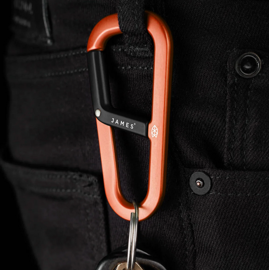 James Brand Hardin Tangerine + Black