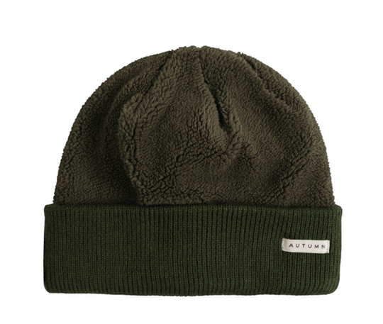 Autumn Reverse Fleece Beanie