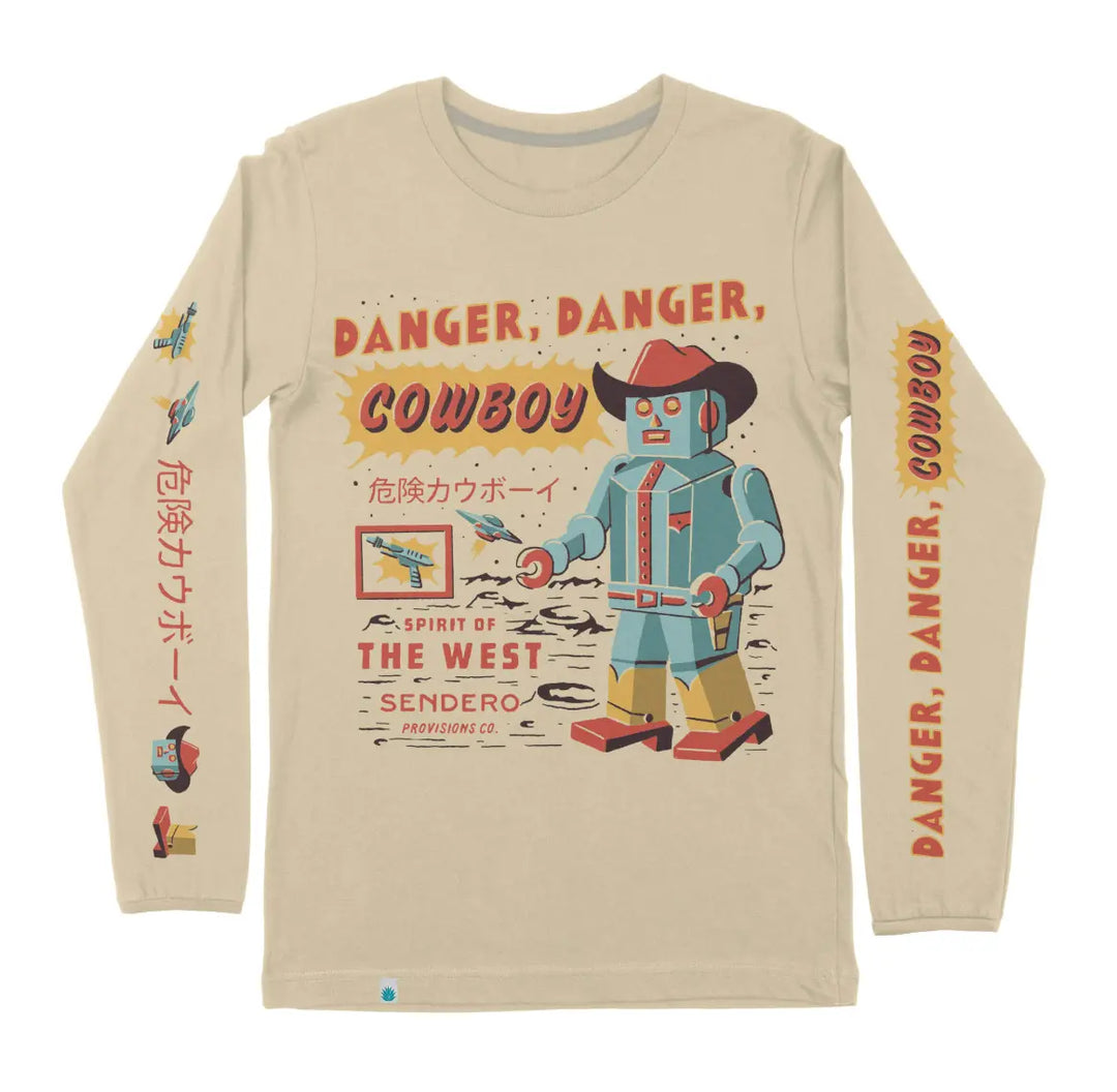 Sendero Provisions Co. Danger Cowboy Long Sleeve T-shirt Sendero Provisions Co.