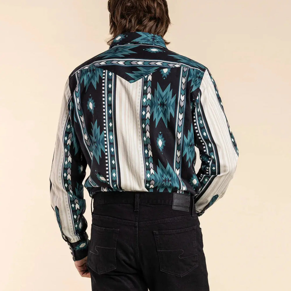 Sendero Provisions Co. Serape Pearl Snap Long Sleeve Sendero Provisions Co.