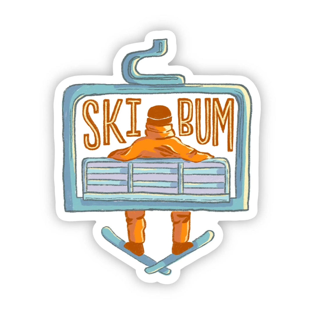 Ski Bum Sticker Big Moods