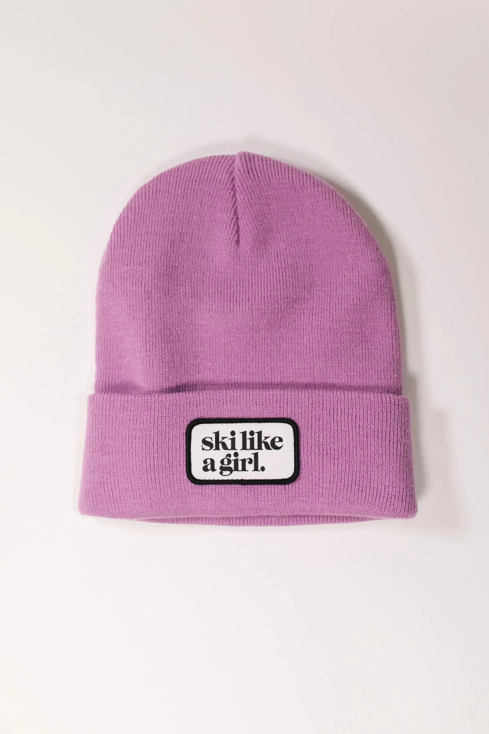 Ski Like A Girl Patch Beanie Ski Like A Girl