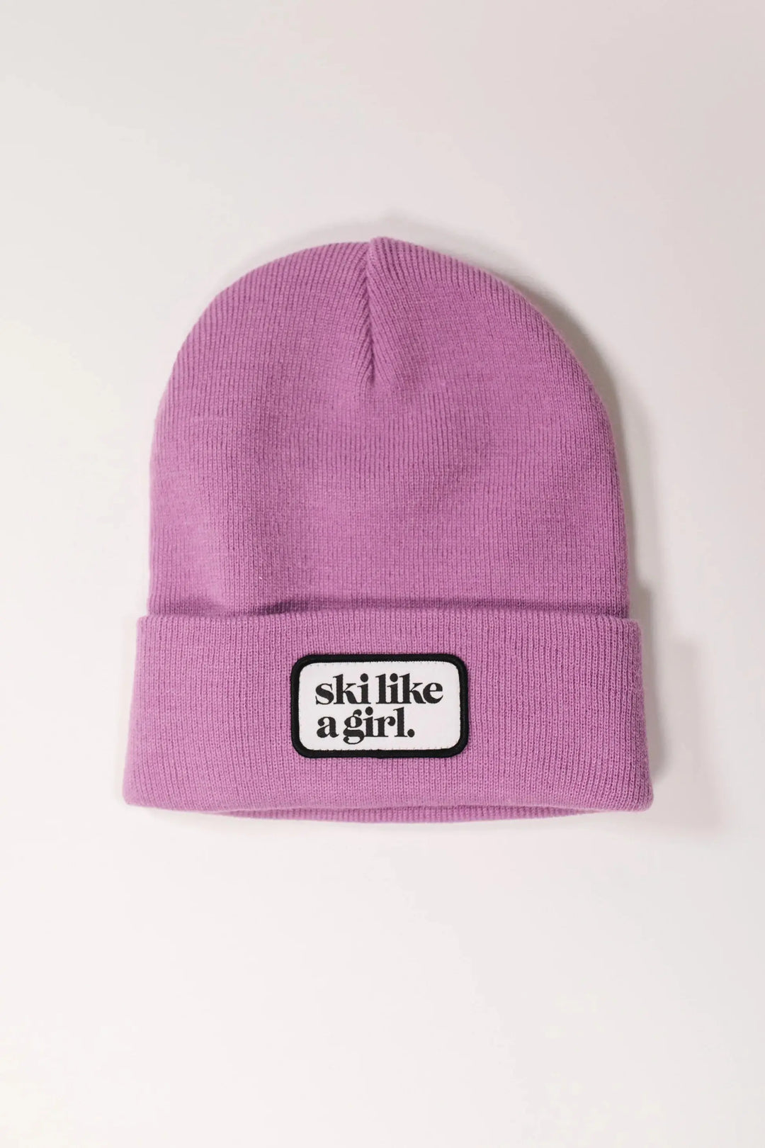Ski Like A Girl Patch Beanie Ski Like A Girl