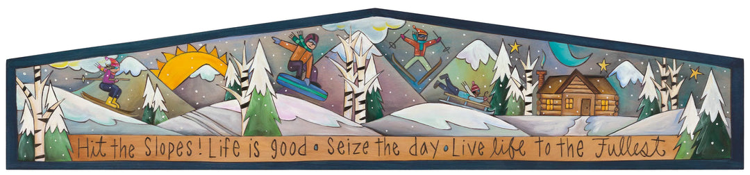 "Slope Side" Door Topper Sticks