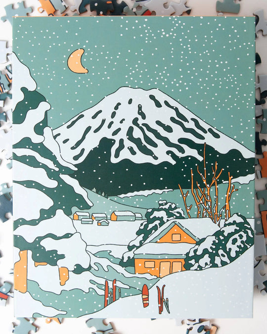 Snowboarding Jigsaw Puzzle by Alimo Alimo