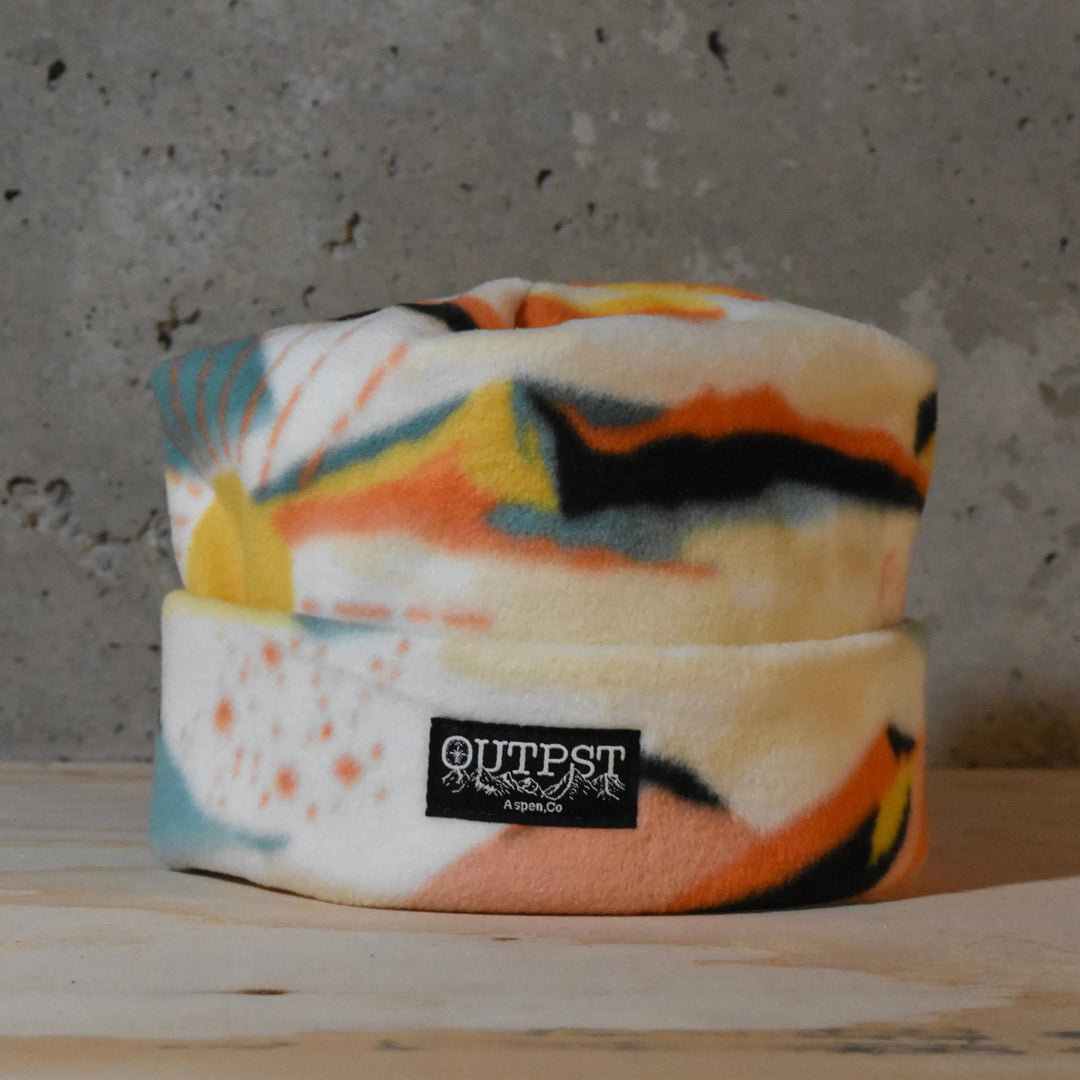 Sunset Folder Fleece Hat Outpst Co