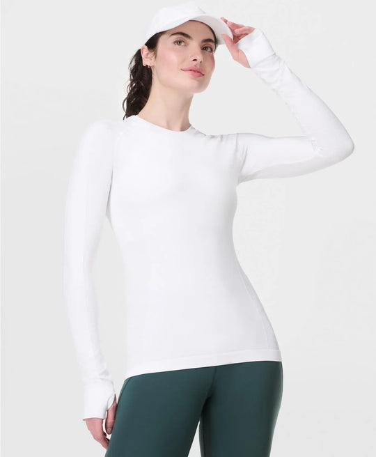 Sweaty Betty Athlete Seamless Workout Long Sleeve Top Sweaty Betty