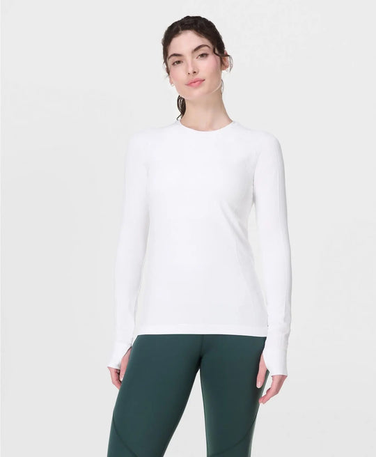 Sweaty Betty Athlete Seamless Workout Long Sleeve Top Sweaty Betty