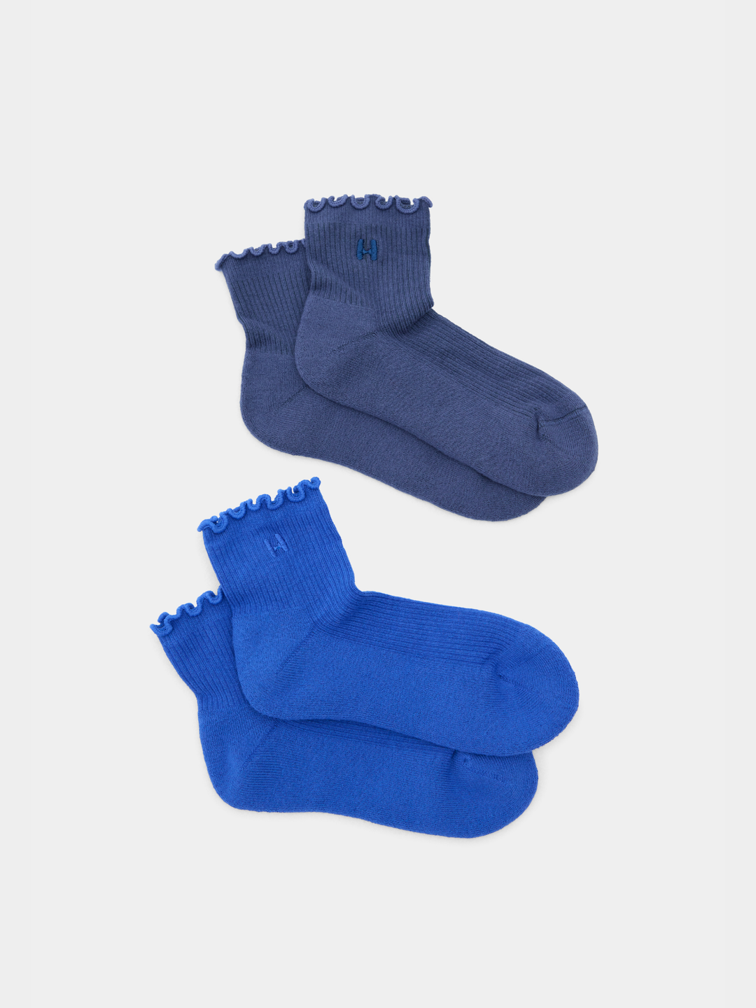 Halfdays Ruffle Socks Sapphire/Shadow 