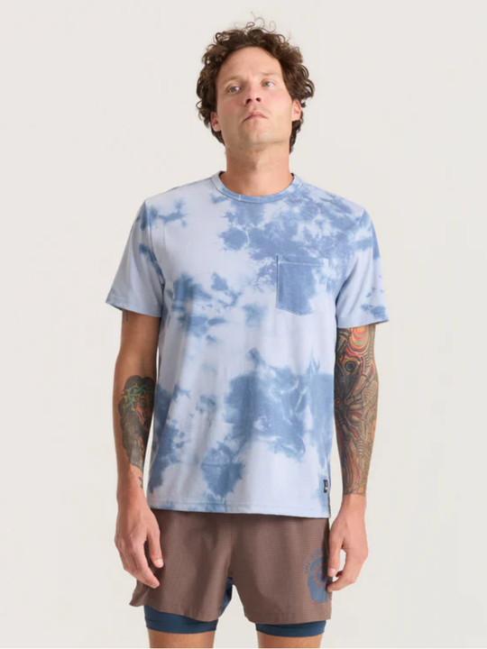 Mathis Active Tie Dye Pocket Short Sleeve Tee