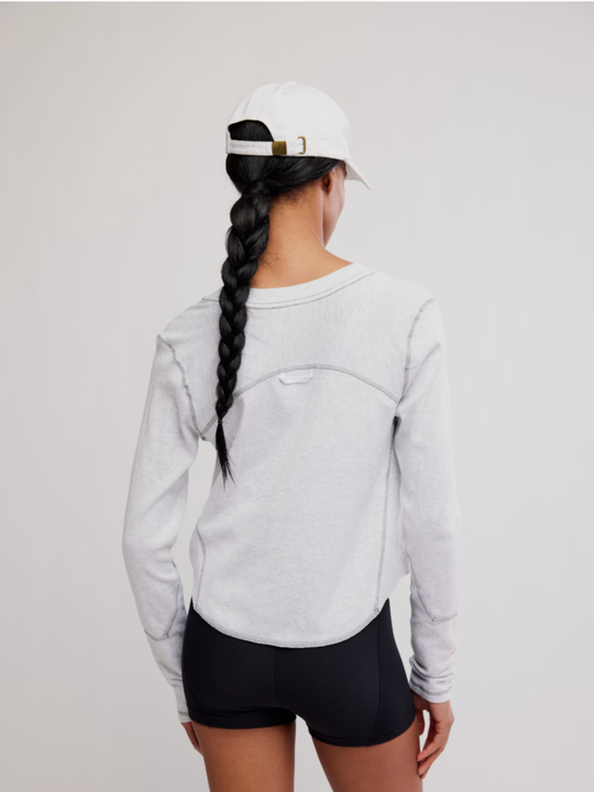 FP Movement Cool Down Crew Top Heather Grey  