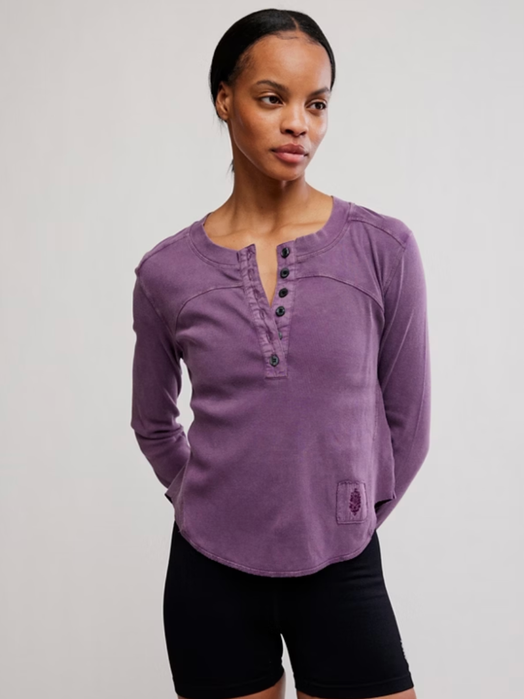 FP Movement Cool Down Crew Top Blackberry 