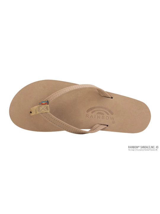 Rainbow Sandals Premier Leather Single Layer Narrow Strap Sandal W
