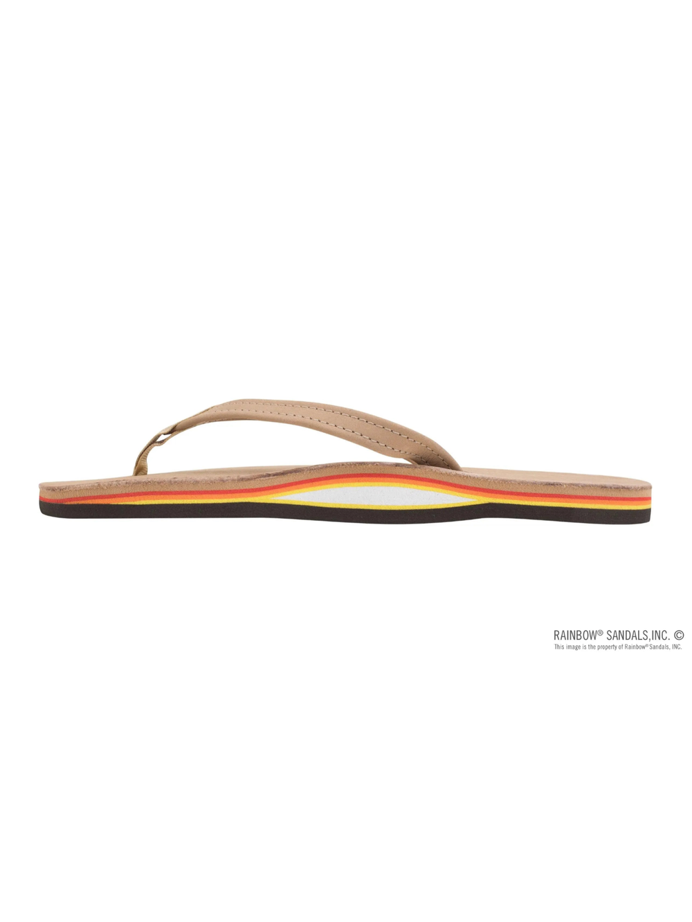 Rainbow Sandals Premier Leather Single Layer Narrow Strap Sandal W