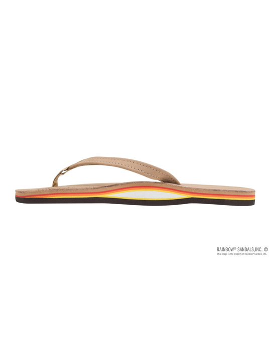 Rainbow Sandals Premier Leather Single Layer Narrow Strap Sandal W
