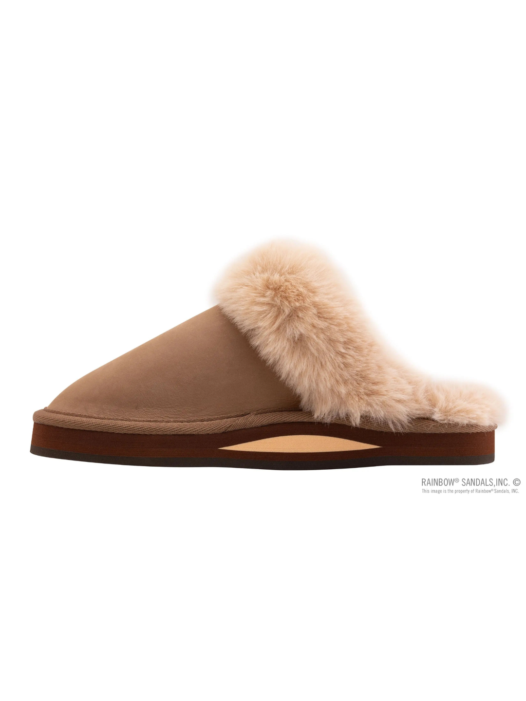 Rainbow Sandals Sunset Snugs - Premier Leather, Fleece Lined Slipper