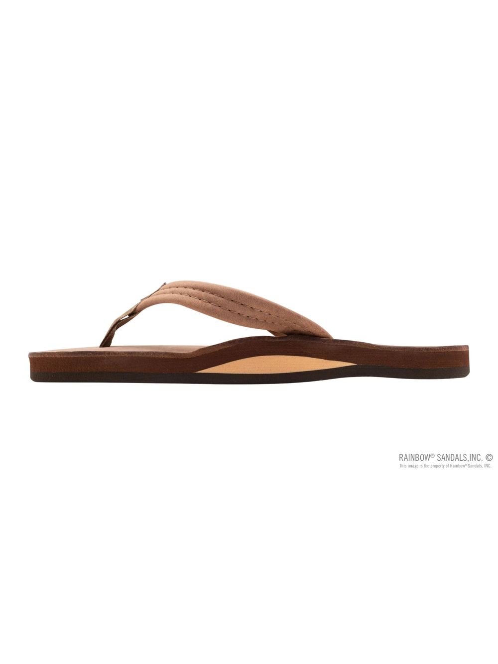 Rainbow Sandals Luxury Leather - Single Layer Arch Support with a 3/4" Medium Strap
