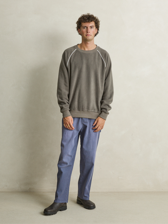 Rhythm Pipe Polar Crewneck Smoke