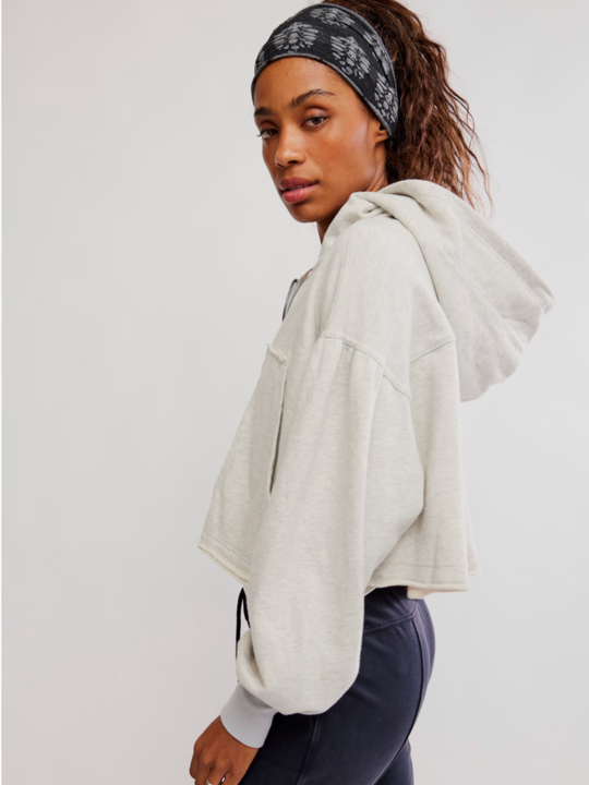 FP Movement Dream Team Zip Up Heather Grey
