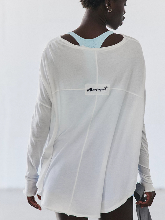 FP Movement Sheer Bliss Layer Top White 