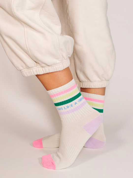 Ski Like A Girl Socks