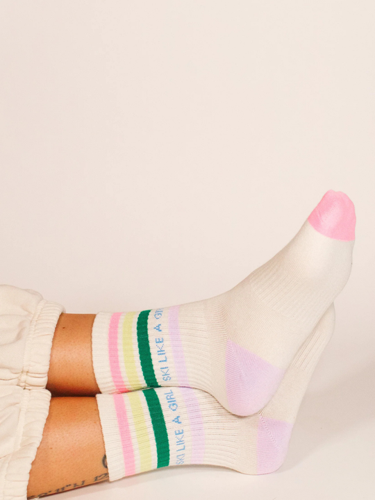 Ski Like A Girl Socks