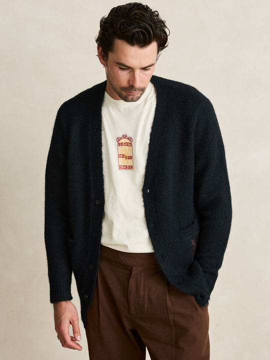 Rhythm Heritage Bloom Cardigan Midnight