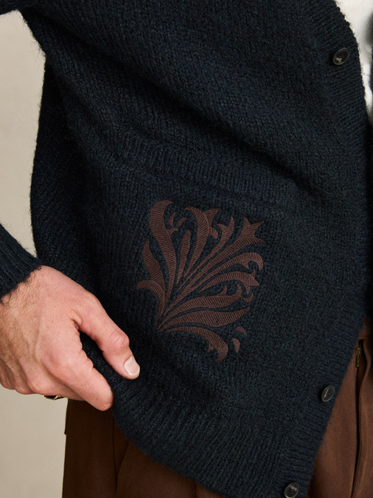 Rhythm Heritage Bloom Cardigan Midnight