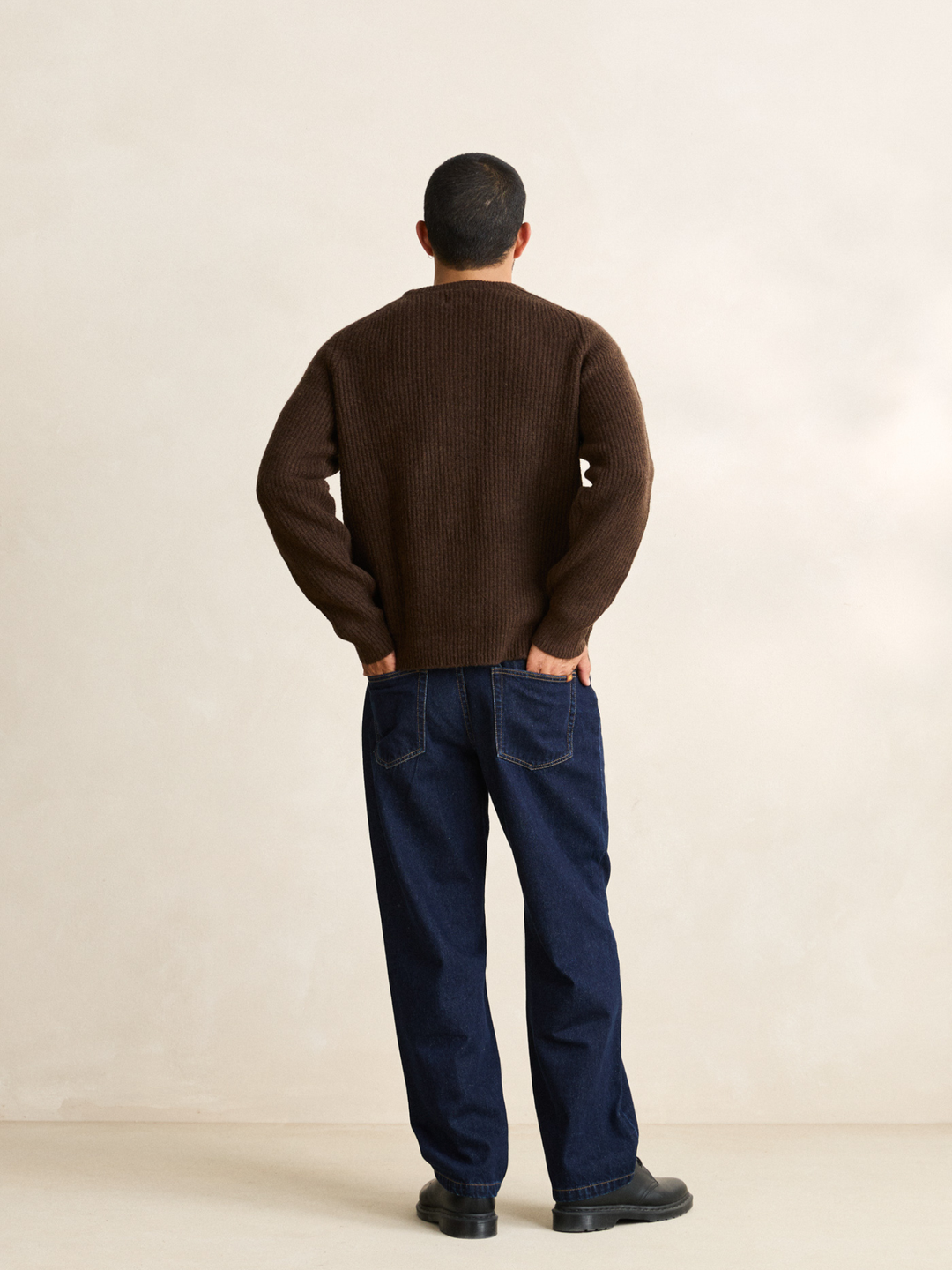 Rhythm Vintage Waffle Knit Sweater Chocolate