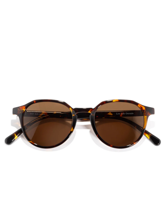Sunski Vallarta Sunglasses Tortoise Amber