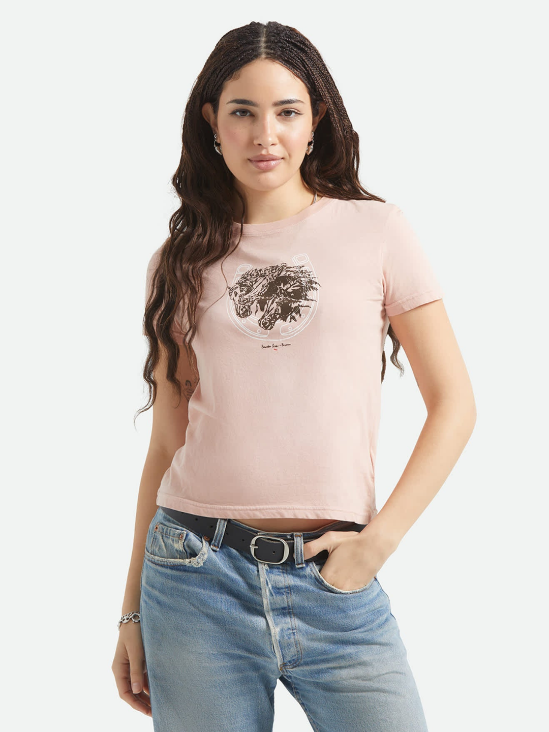 Brixton Pony Club Slim Crew Tee