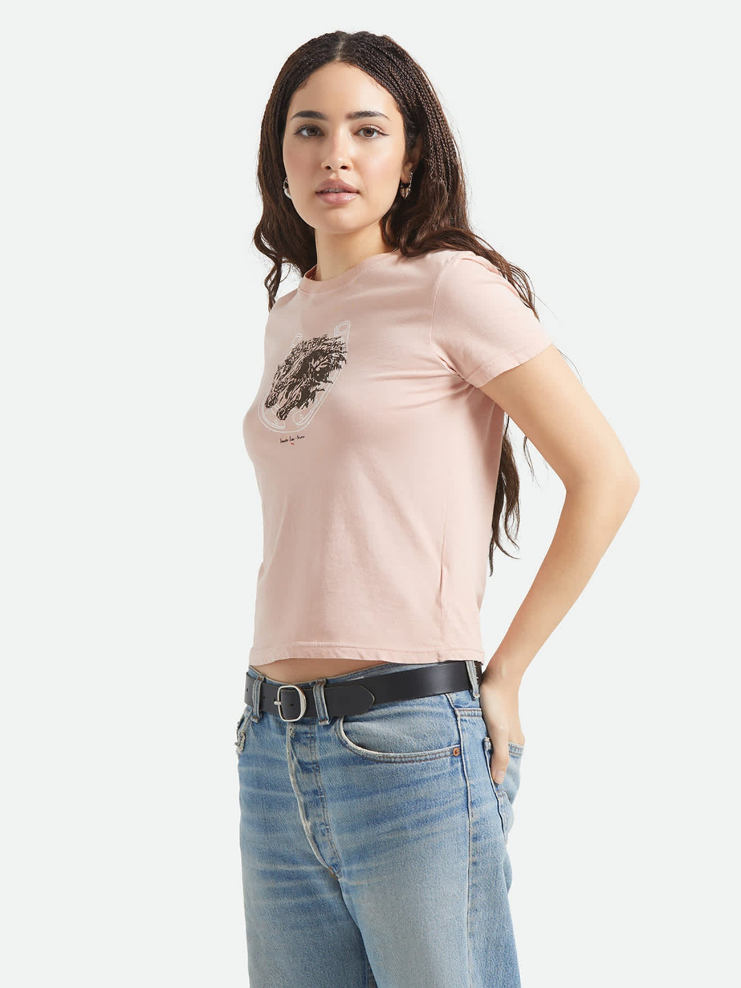 Brixton Pony Club Slim Crew Tee