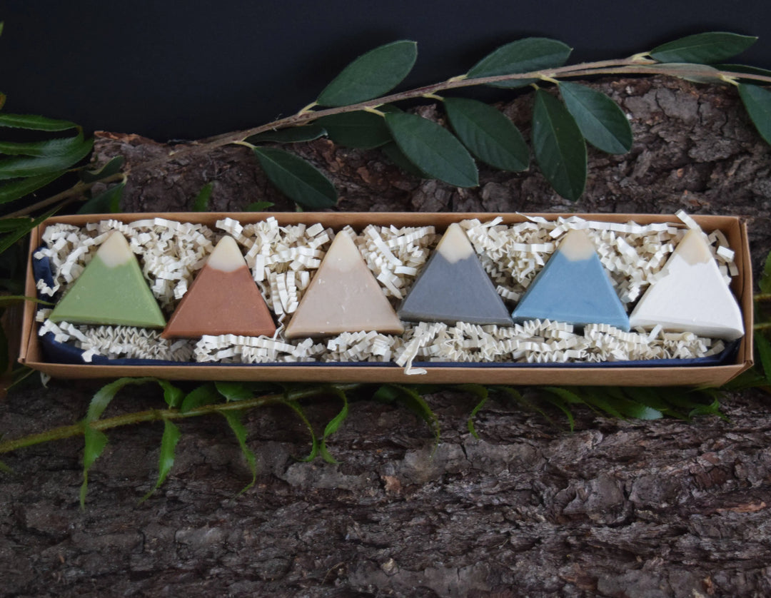The Mountain Range Sample Set, Goat Milk Soap The Sudsy Goat Soapery