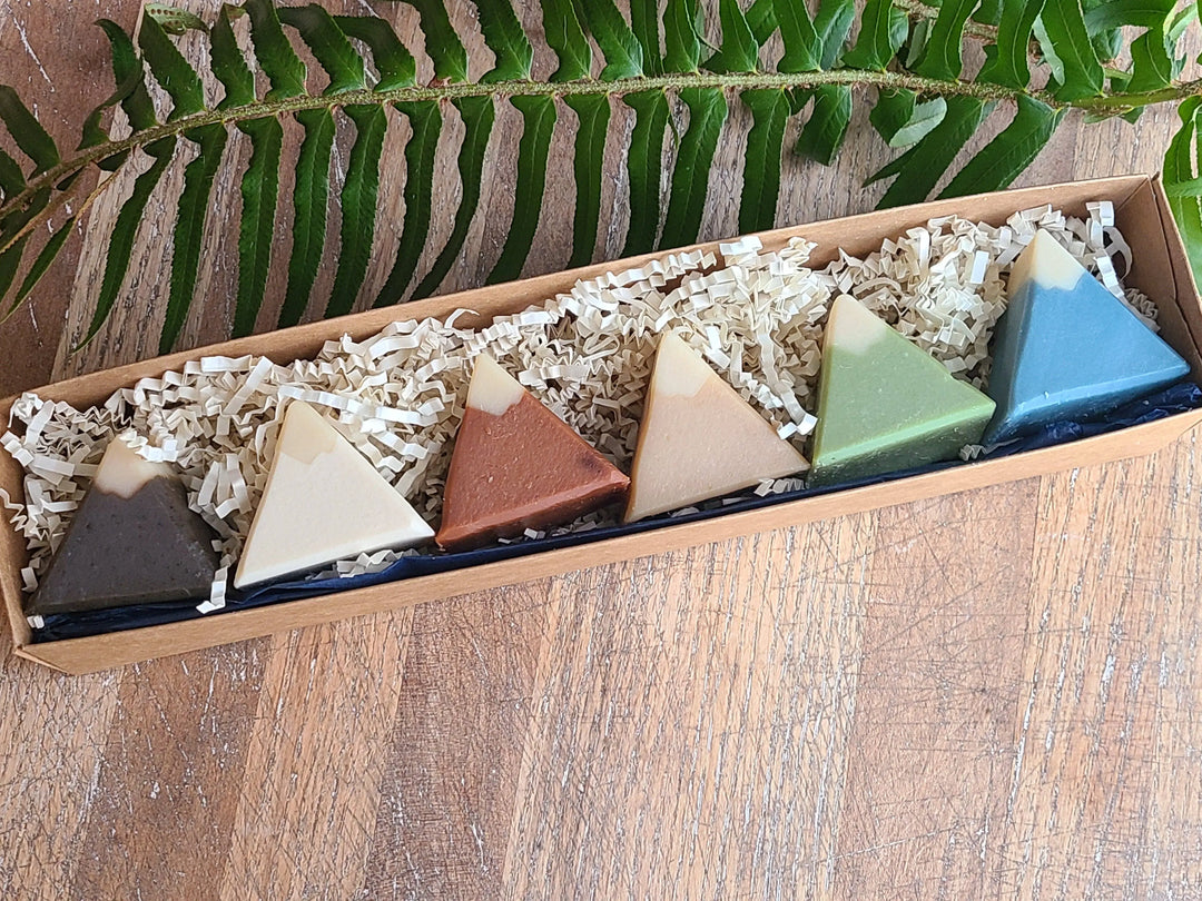 The Mountain Range Sample Set, Goat Milk Soap The Sudsy Goat Soapery