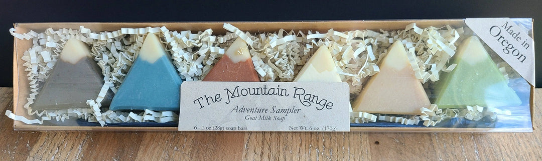 The Mountain Range Sample Set, Goat Milk Soap The Sudsy Goat Soapery