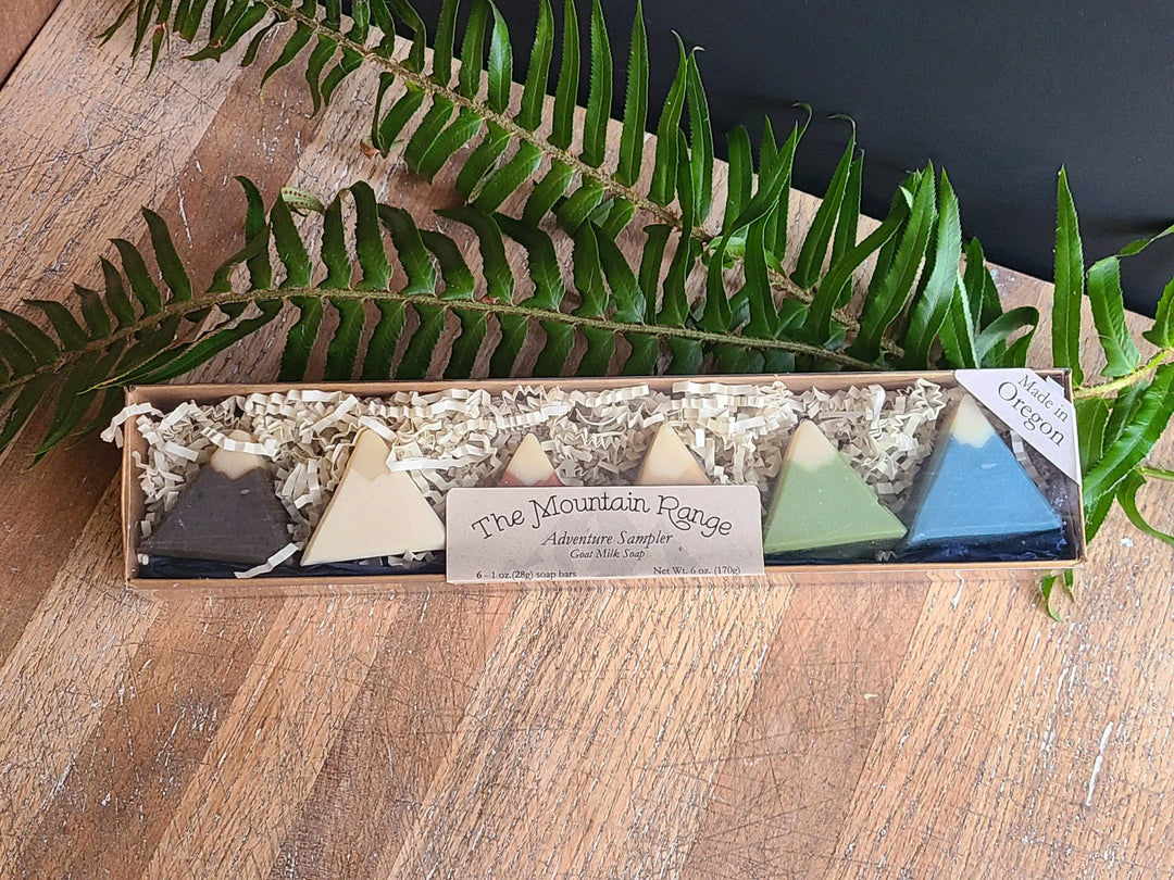 The Mountain Range Sample Set, Goat Milk Soap The Sudsy Goat Soapery