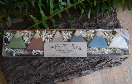 The Mountain Range Sample Set, Goat Milk Soap The Sudsy Goat Soapery