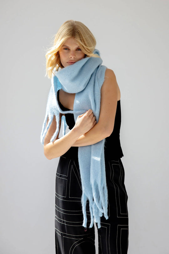 The Stockholm Scarf - 100% Recycled - Glacier Blue - FW25 Arctic Fox & Co. - North America