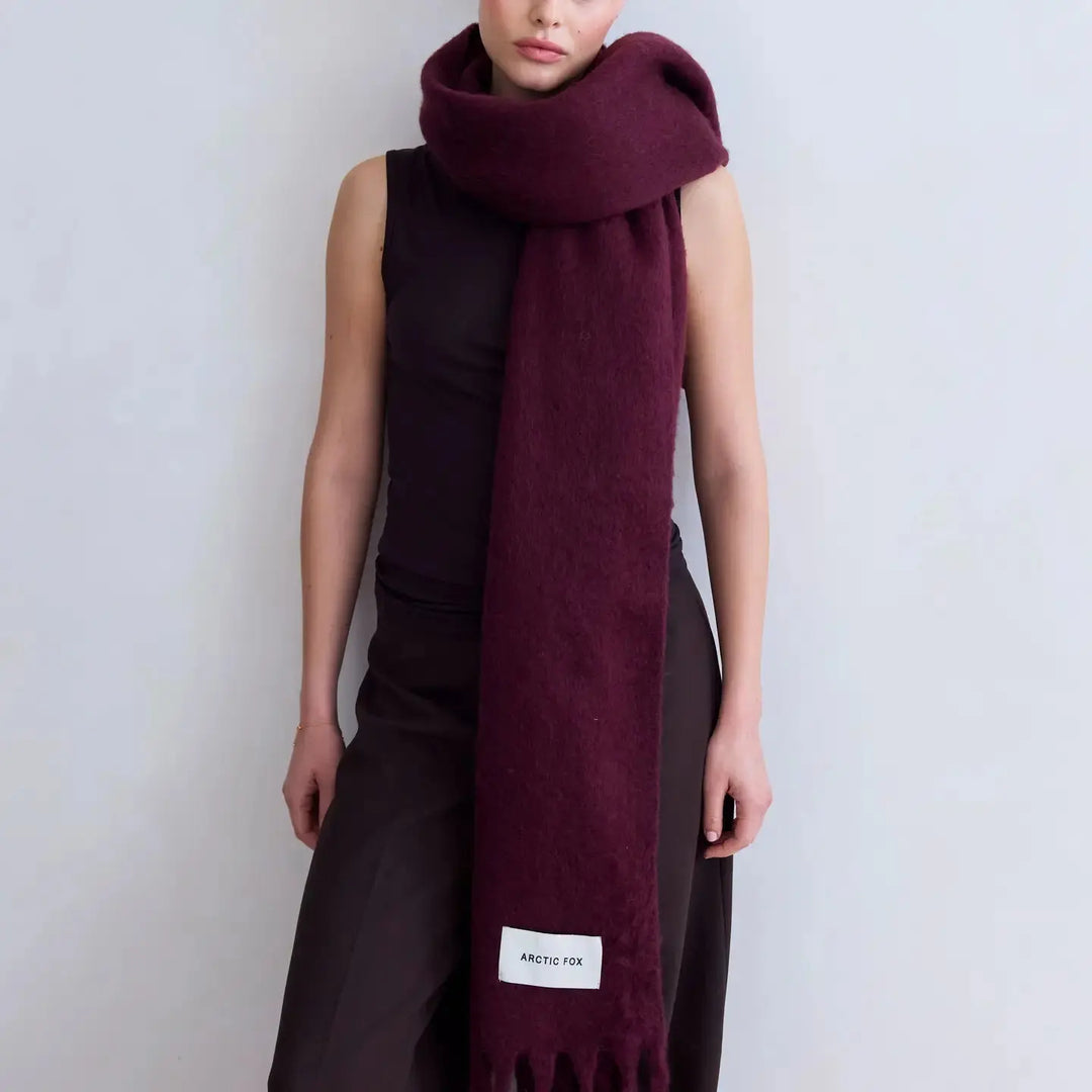 The Stockholm Scarf - Cherry Lacquer Arctic Fox & Co. - North America