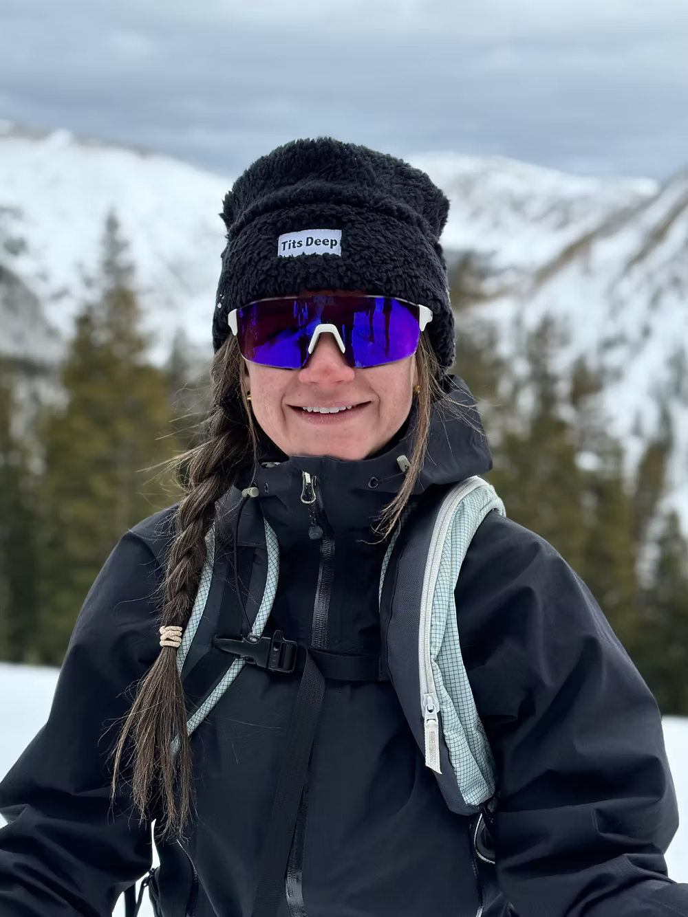 Tits Deep Fleece Beanie Tits Deep