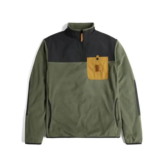 Topo Designs Vista 1/4 Zip Lightweight Fleece Topo Designs