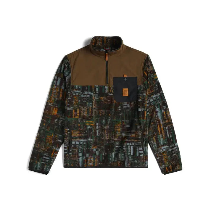 Topo Designs Vista 1/4 Zip Lightweight Fleece Topo Designs