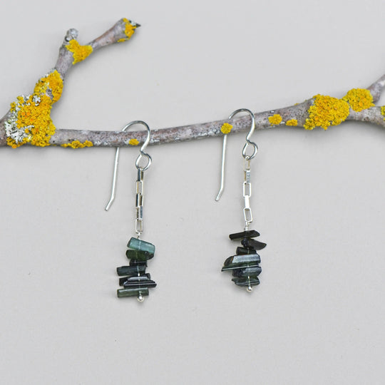 Tourmaline Cairn Earrings Britta Ambauen Jewelry